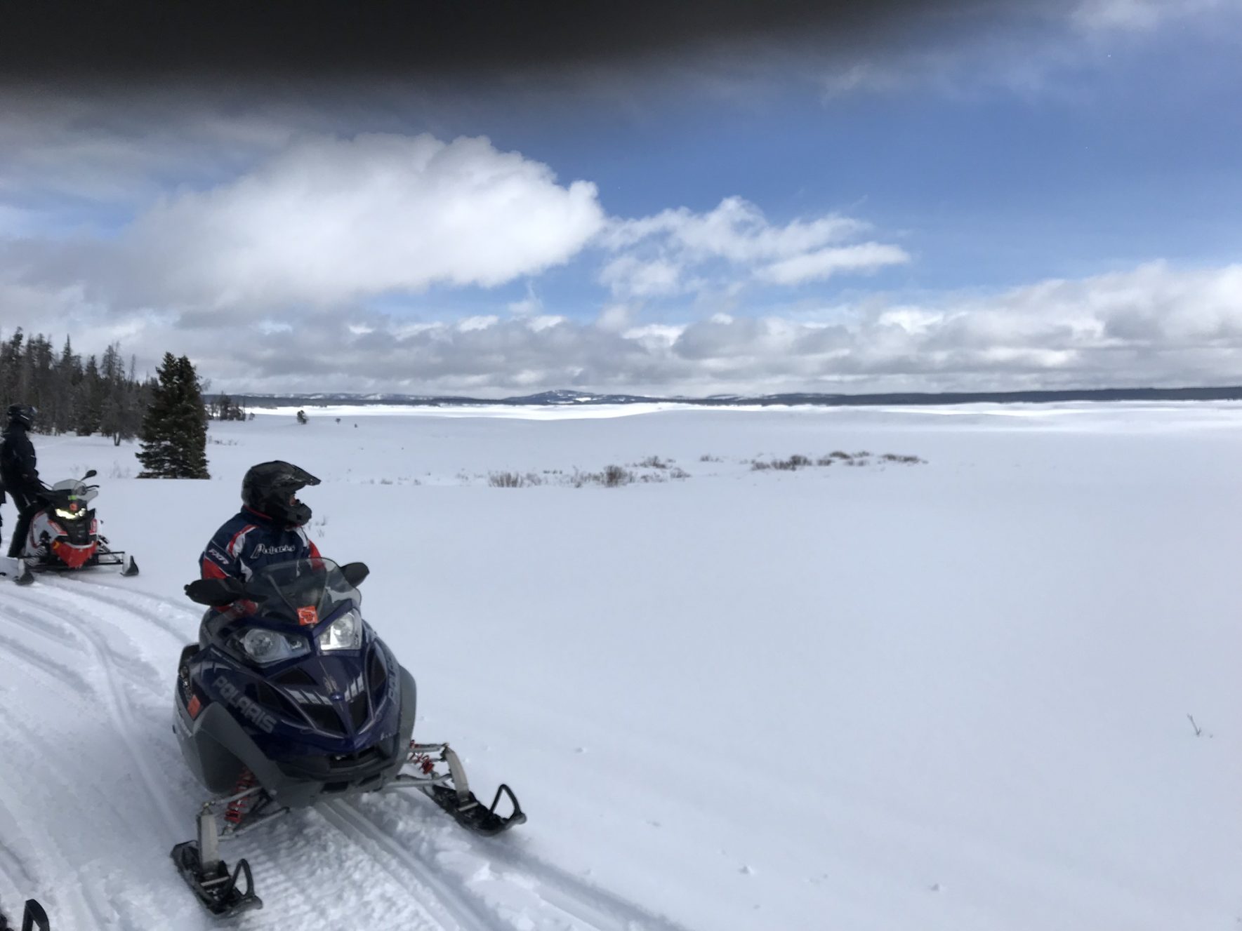 Plat5 Snowmobile Club Member on a club trip